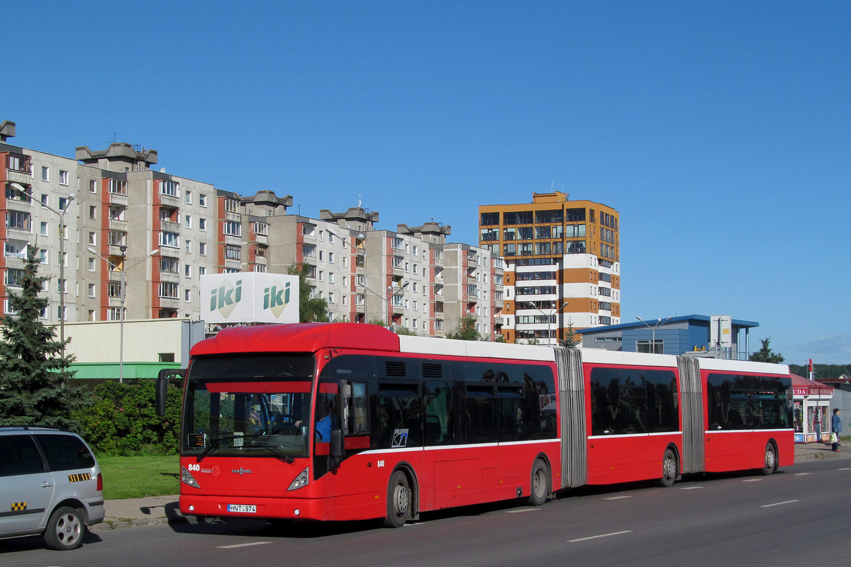 Литва, Van Hool New AGG300 № 840