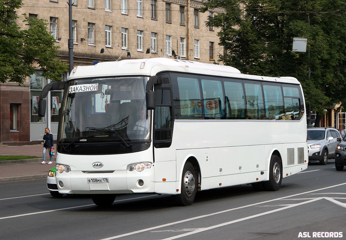 Санкт-Петербург, Heke JAC HK6120 № В 108 МХ 178