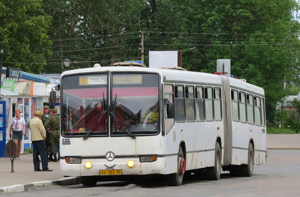 Псковская область, Mercedes-Benz O345G № 686