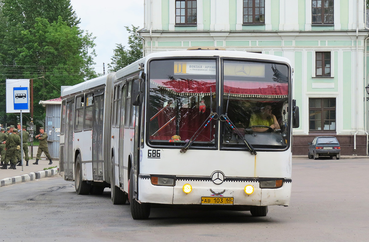 Псковская область, Mercedes-Benz O345G № 686