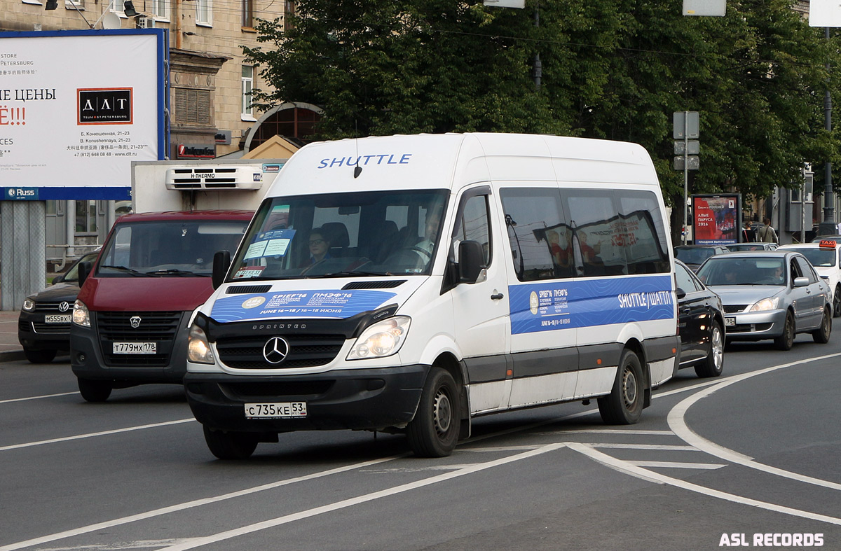 Санкт-Петербург, Mercedes-Benz Sprinter W906 315CDI № С 735 КЕ 53