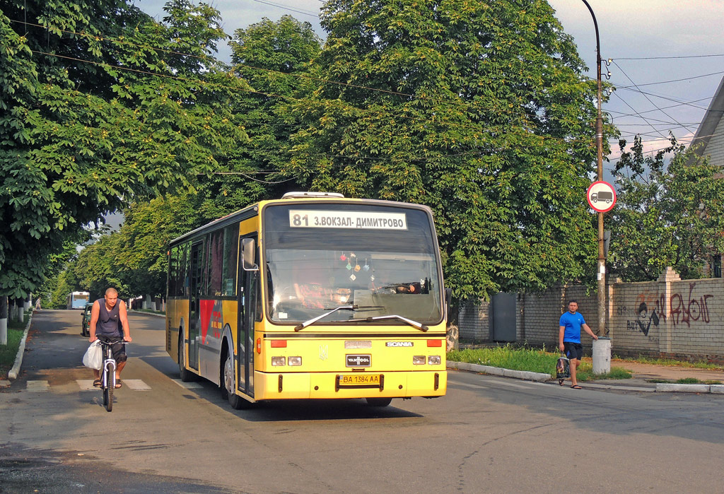 Kirovograd region, Van Hool A600 Linea № BA 1384 AA