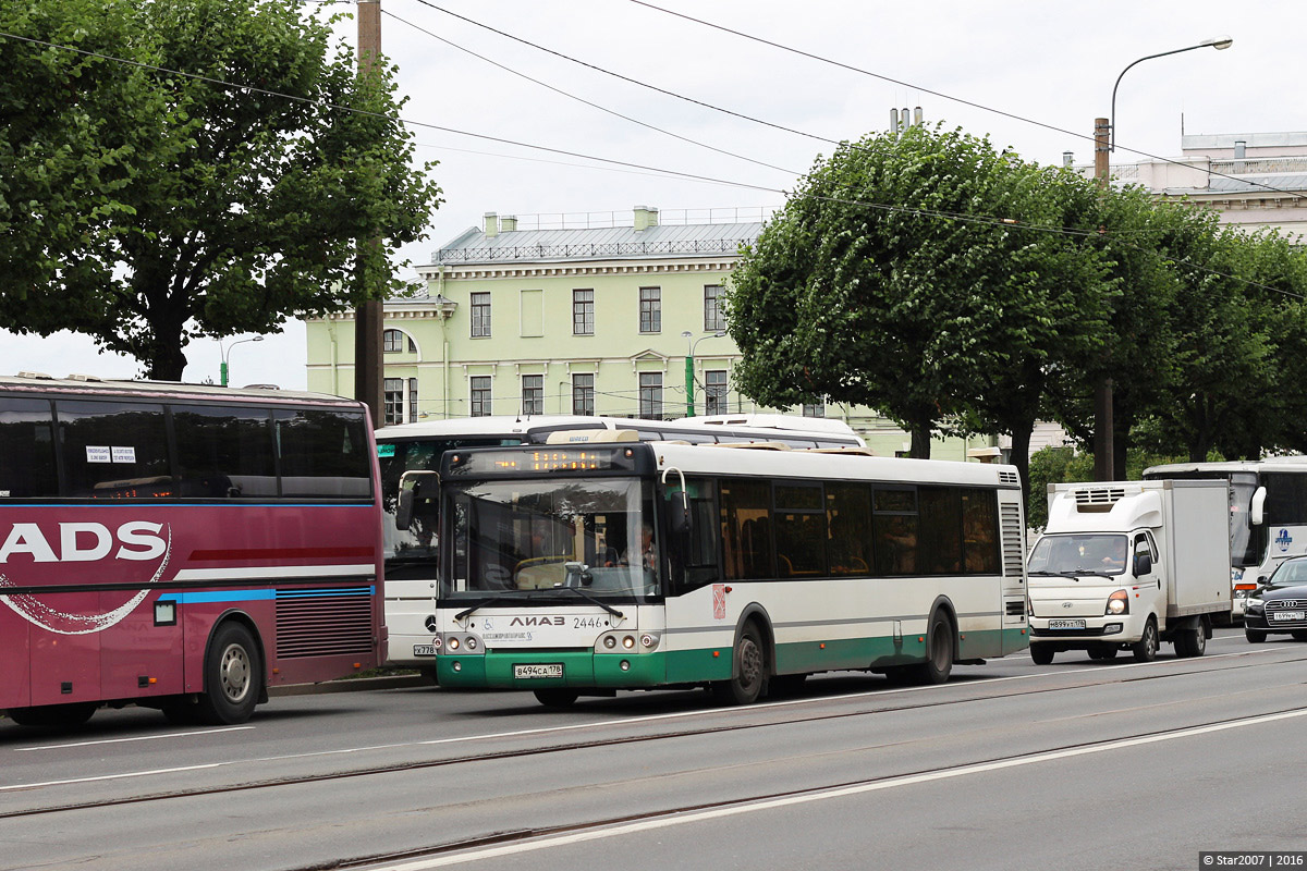 Санкт-Петербург, ЛиАЗ-5292.60 № 2446