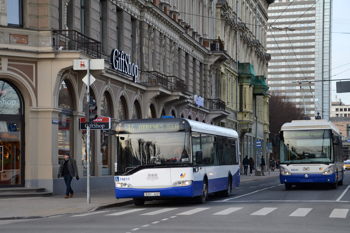 Латвия, Solaris Urbino I 12 № 74811