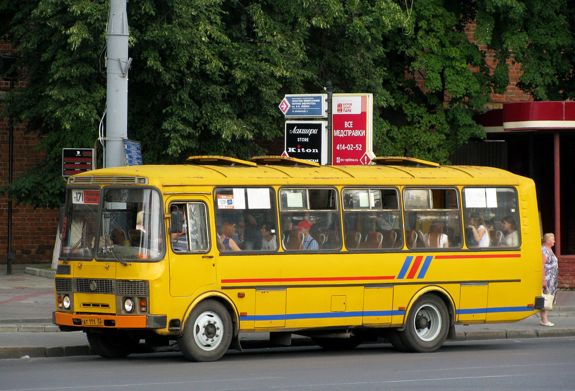 Нижегородская область, ПАЗ-4234 № АТ 111 52