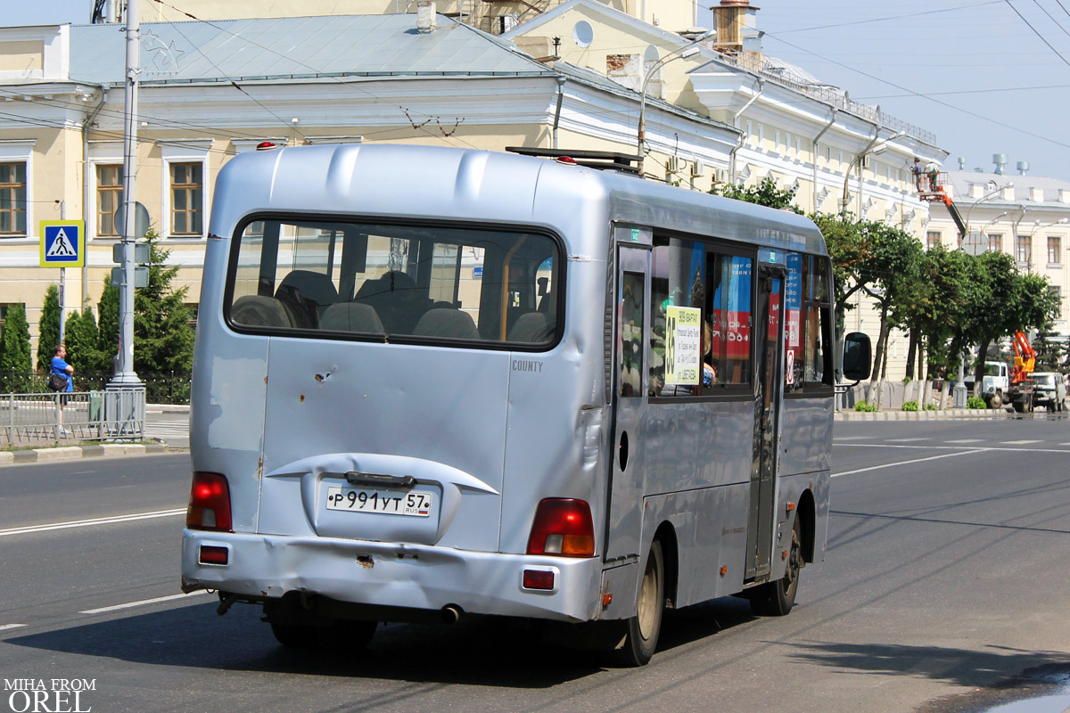 Орловская область, Hyundai County LWB C11 (ТагАЗ) № Р 991 УТ 57