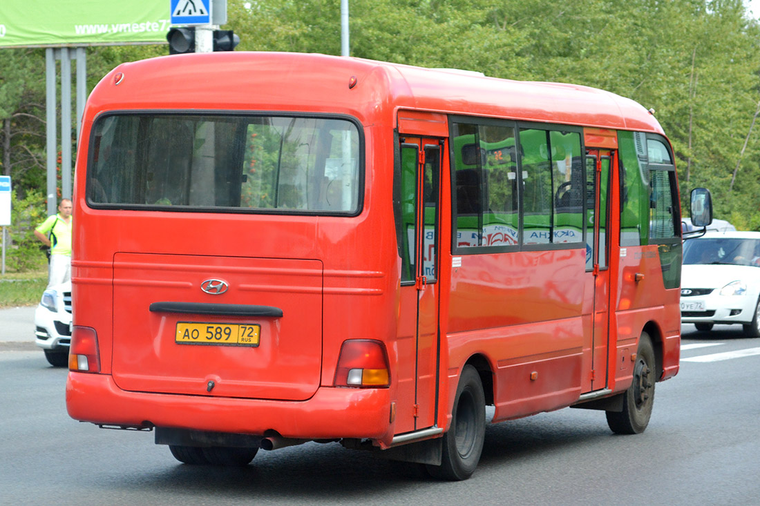 Тюменская область, Hyundai County Kuzbass № АО 589 72