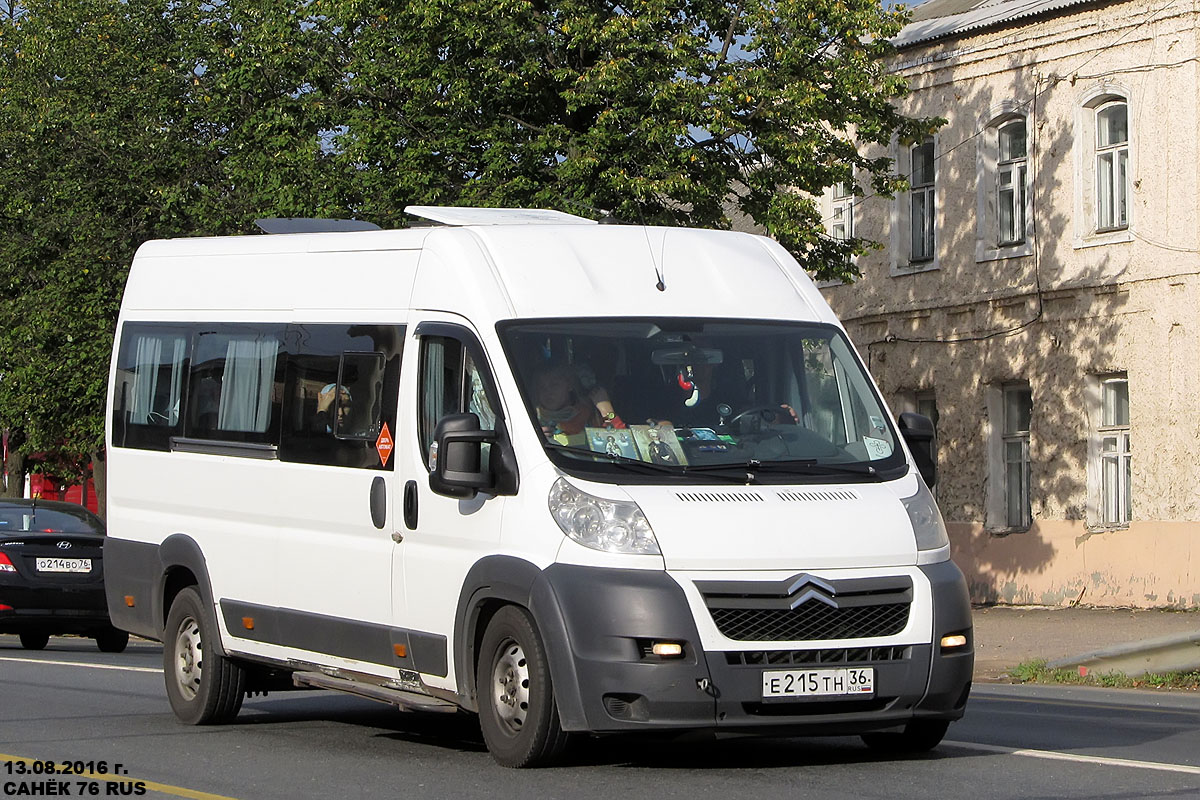 Воронежская область, Авто Вектор 454222 (Citroёn Jumper) № Е 215 ТН 36 —  Фото — Автобусный транспорт