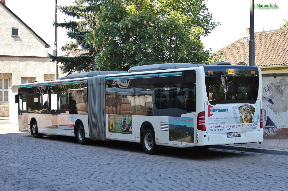 Гессен, Mercedes-Benz O530G Citaro facelift G № DA-AK 206