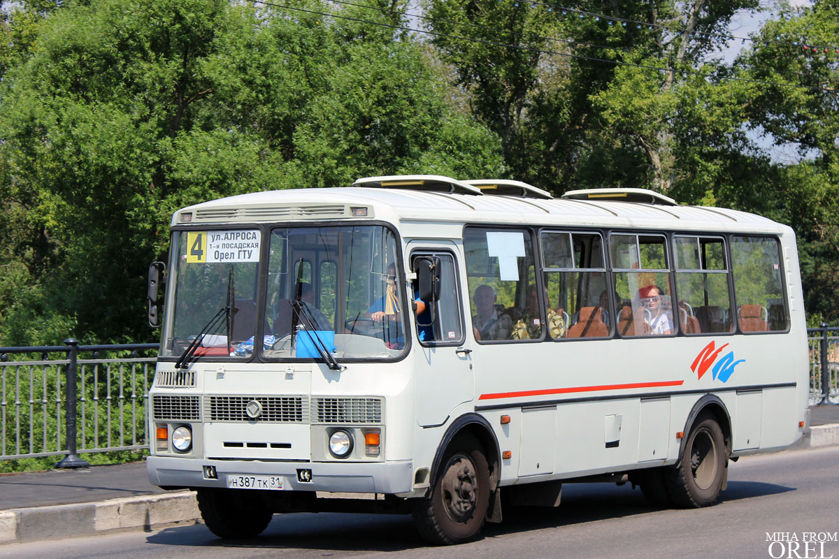 Орловская область, ПАЗ-4234 № Н 387 ТК 31