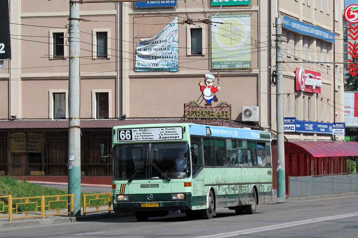 Penza region, Mercedes-Benz O405 # АХ 219 58