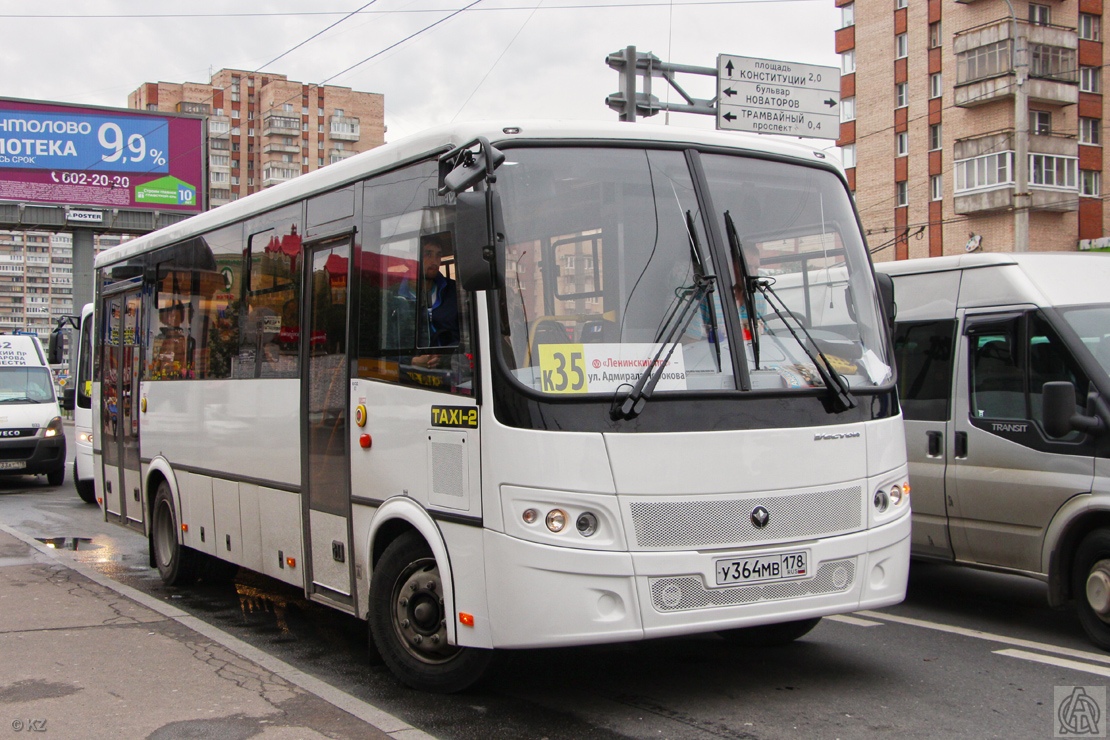 Санкт-Петербург, ПАЗ-320414-05 "Вектор" (1-2) № У 364 МВ 178