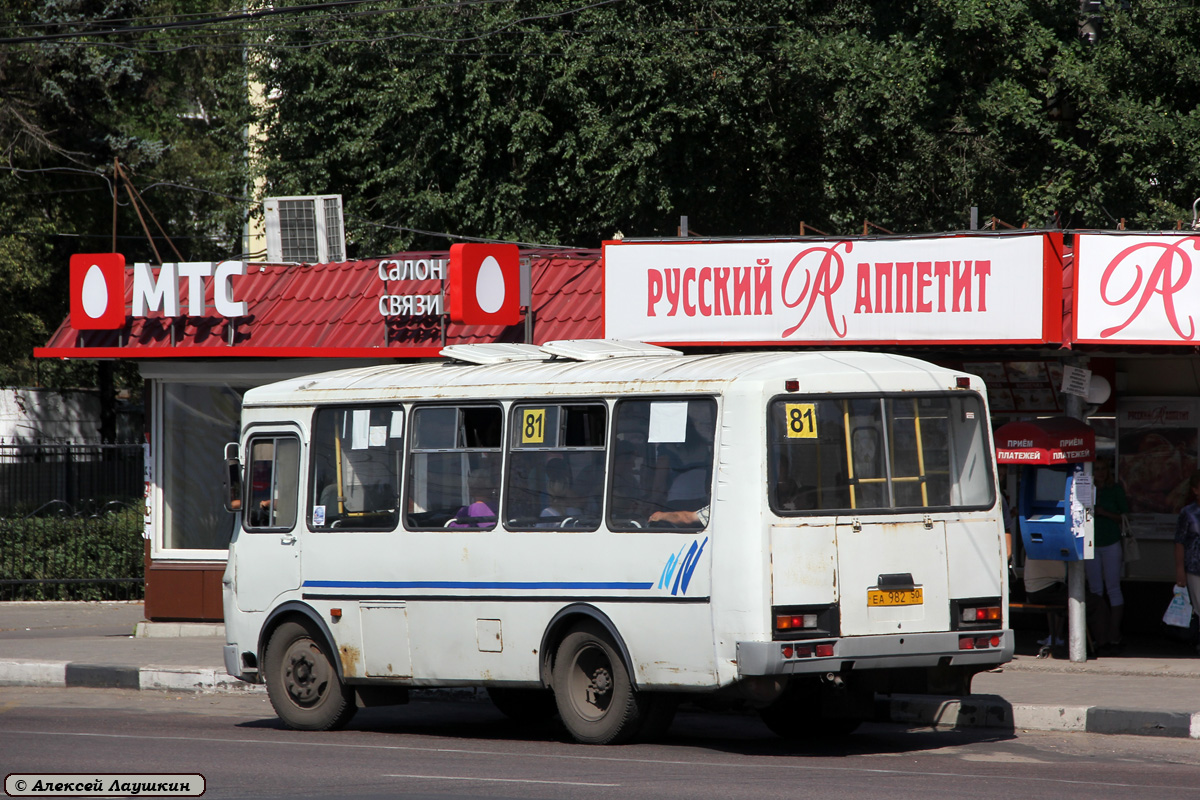 Воронежская область, ПАЗ-32054 № ЕА 982 50