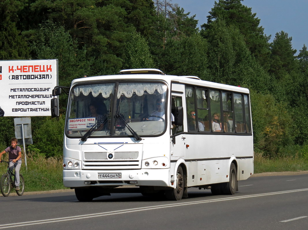 Кировская область, ПАЗ-320412-05 № Т 444 ОН 43