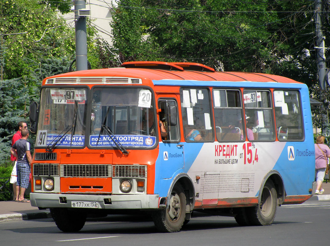 Нижегородская область, ПАЗ-32054 № В 177 ХК 152