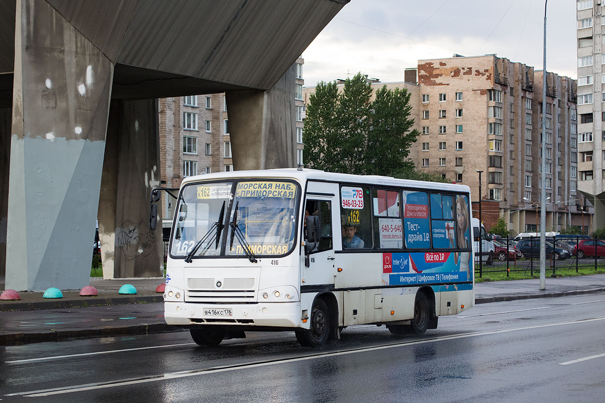 Санкт-Петербург, ПАЗ-320402-05 № 416