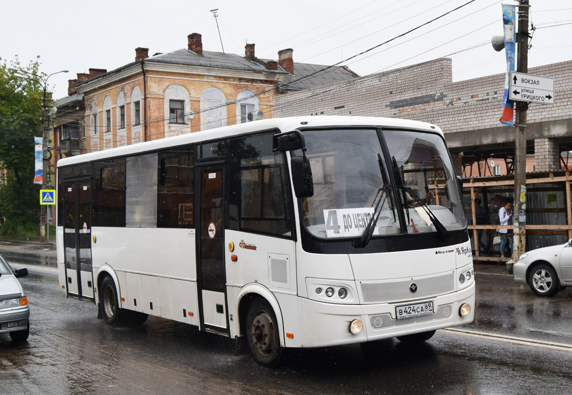 Тверская область, ПАЗ-320414-05 "Вектор" (1-2) № В 424 СА 69