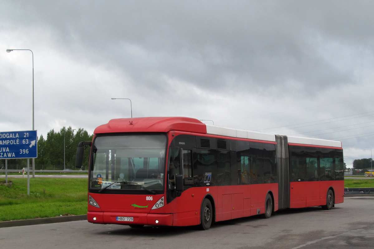 Литва, Van Hool New AG300 № 806