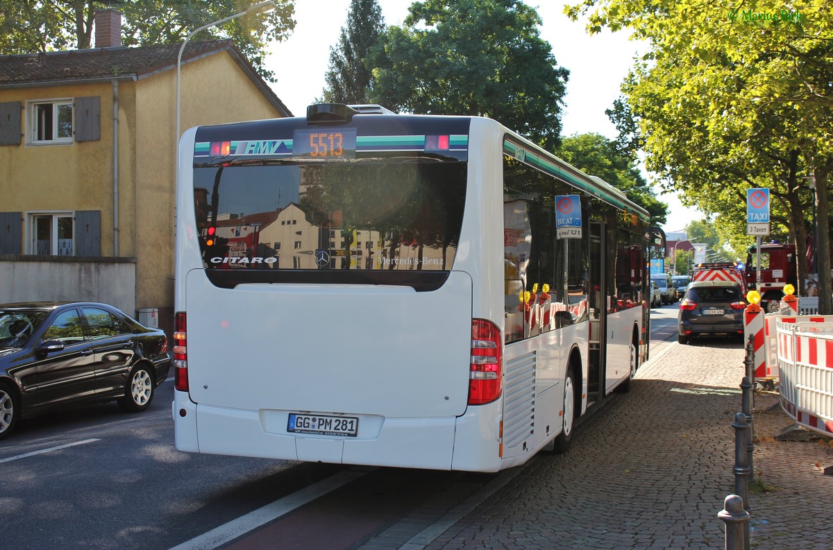 Гессен, Mercedes-Benz O530 Citaro facelift № GG-PM 281