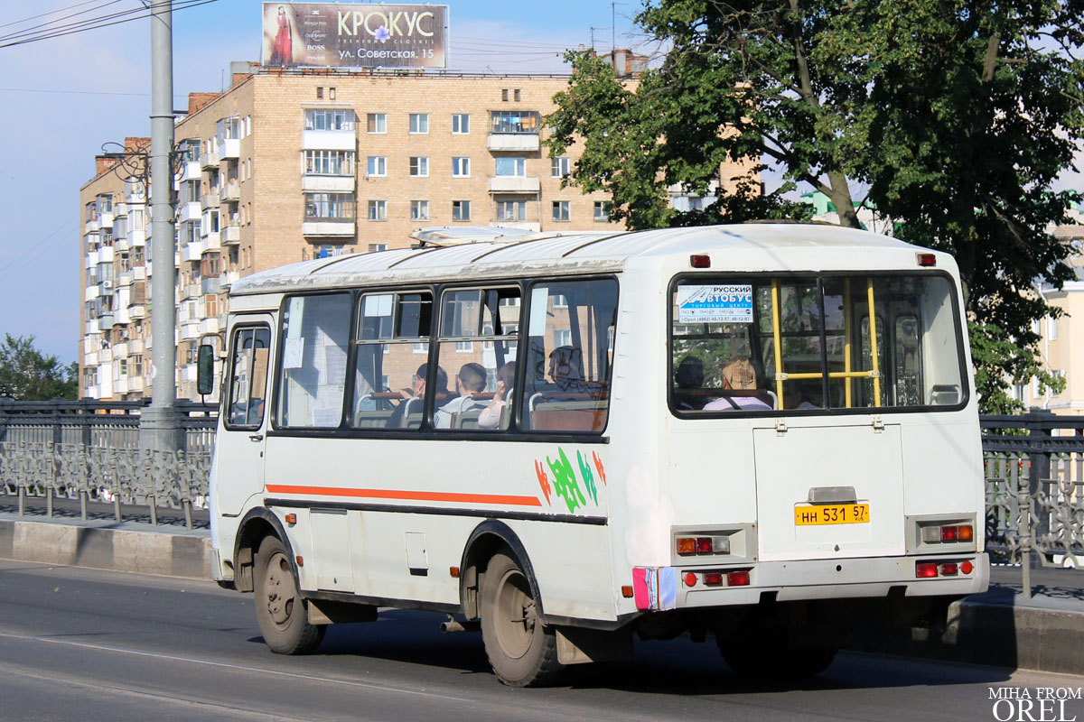 Орловская область, ПАЗ-32054-07 № НН 531 57