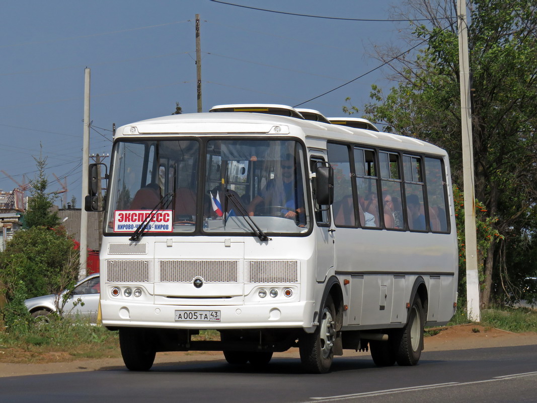 Кировская область, ПАЗ-4234-05 № А 005 ТА 43