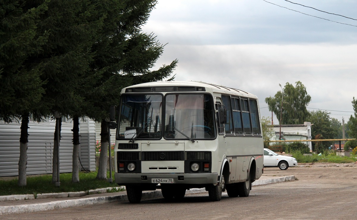 Томская область, ПАЗ-32054 № Е 624 УК 70