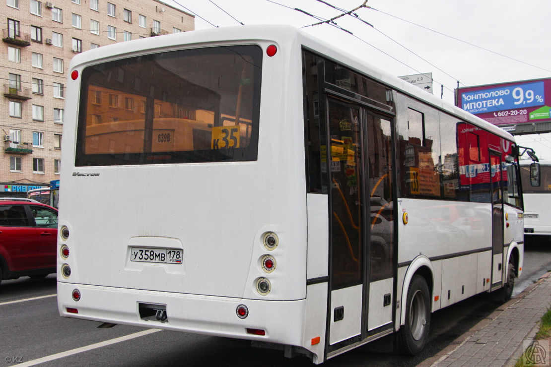 Санкт-Петербург, ПАЗ-320414-05 "Вектор" (1-2) № У 358 МВ 178