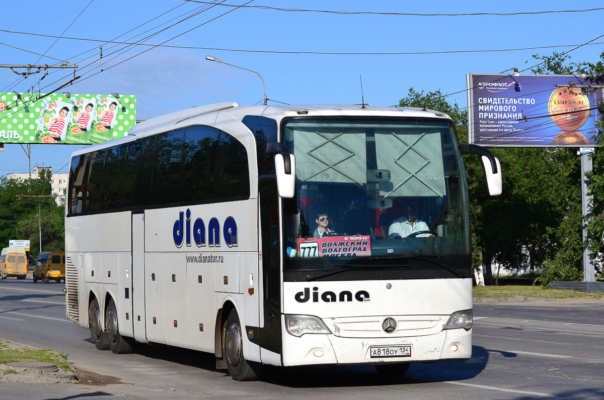 Волгоградская область, Mercedes-Benz Travego II L SHD 17SHD № А 818 ОУ 134