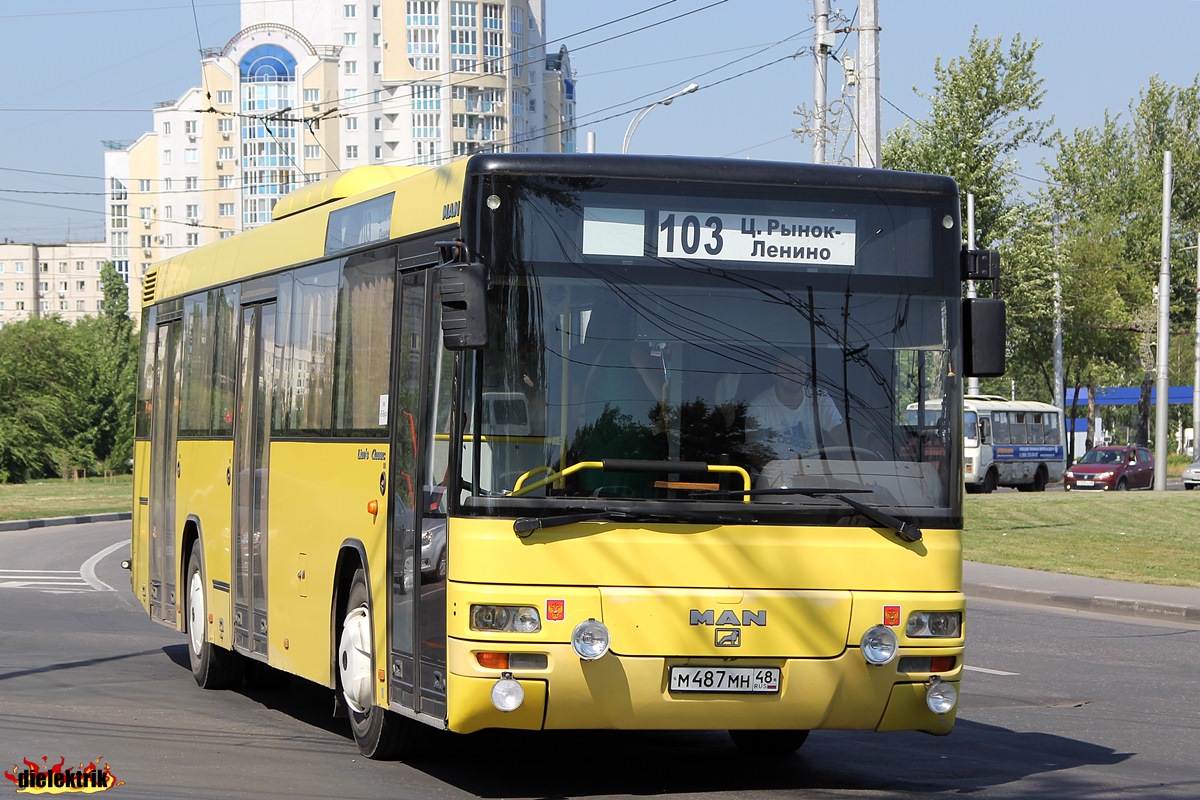 Липецкая область, MAN A74 Lion's Classic SL283 № М 487 МН 48
