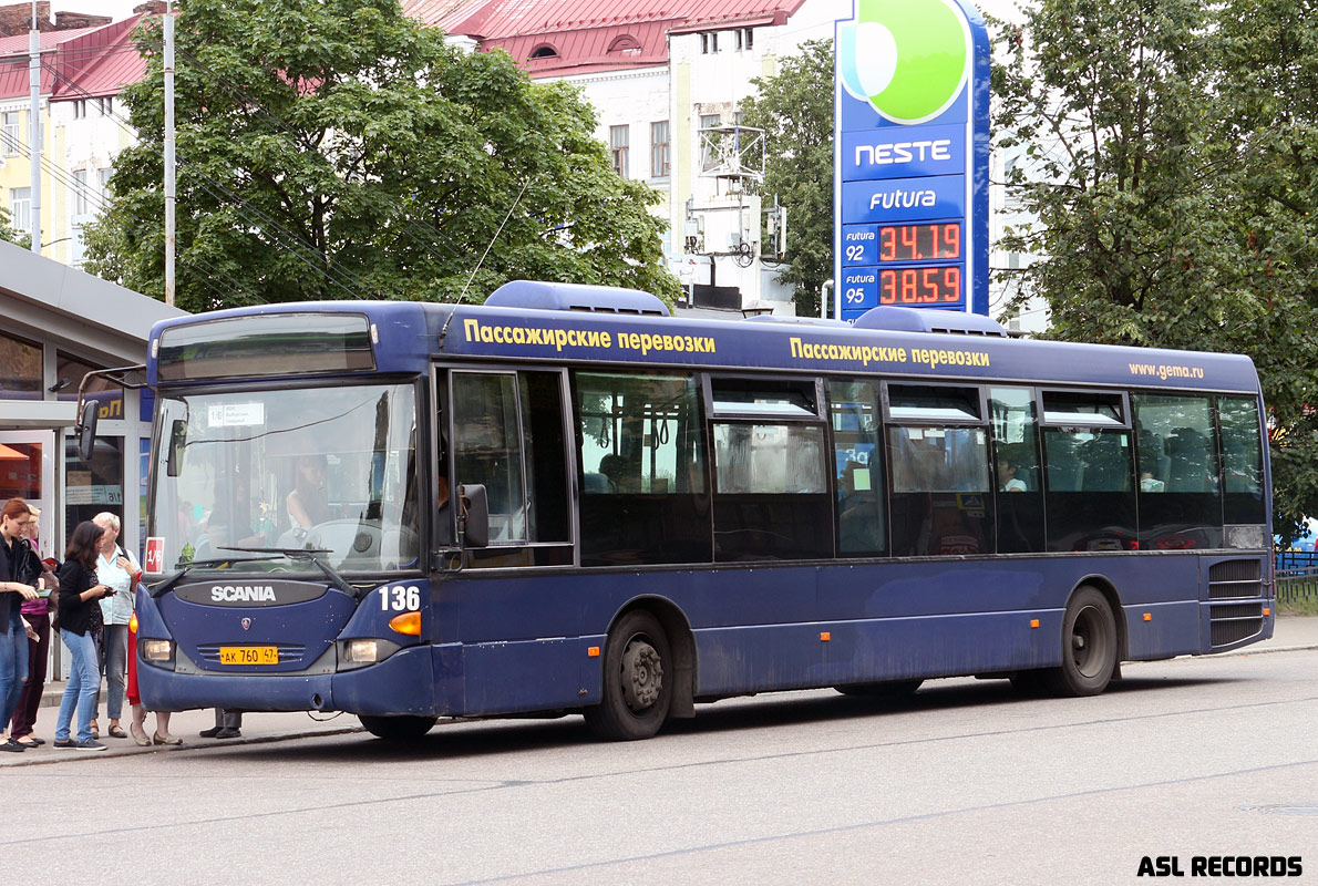 Ленинградская область, Scania OmniLink I (Скания-Питер) № 136