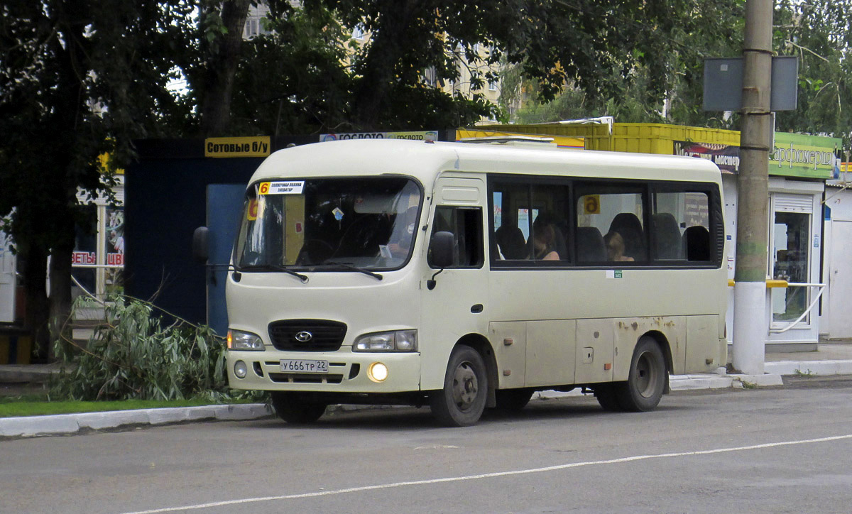 Алтайский край, Hyundai County SWB C08 (РЗГА) № У 666 ТР 22