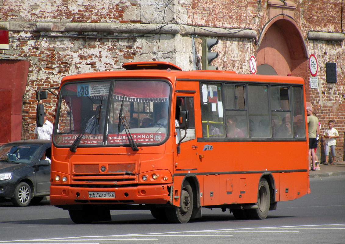 Нижегородская область, ПАЗ-320402-05 № М 672 АХ 152