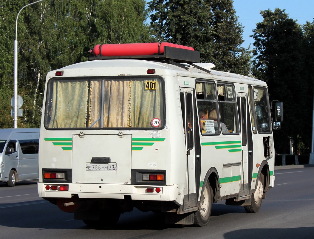 Томская область, ПАЗ-32054 № Е 786 ММ 70