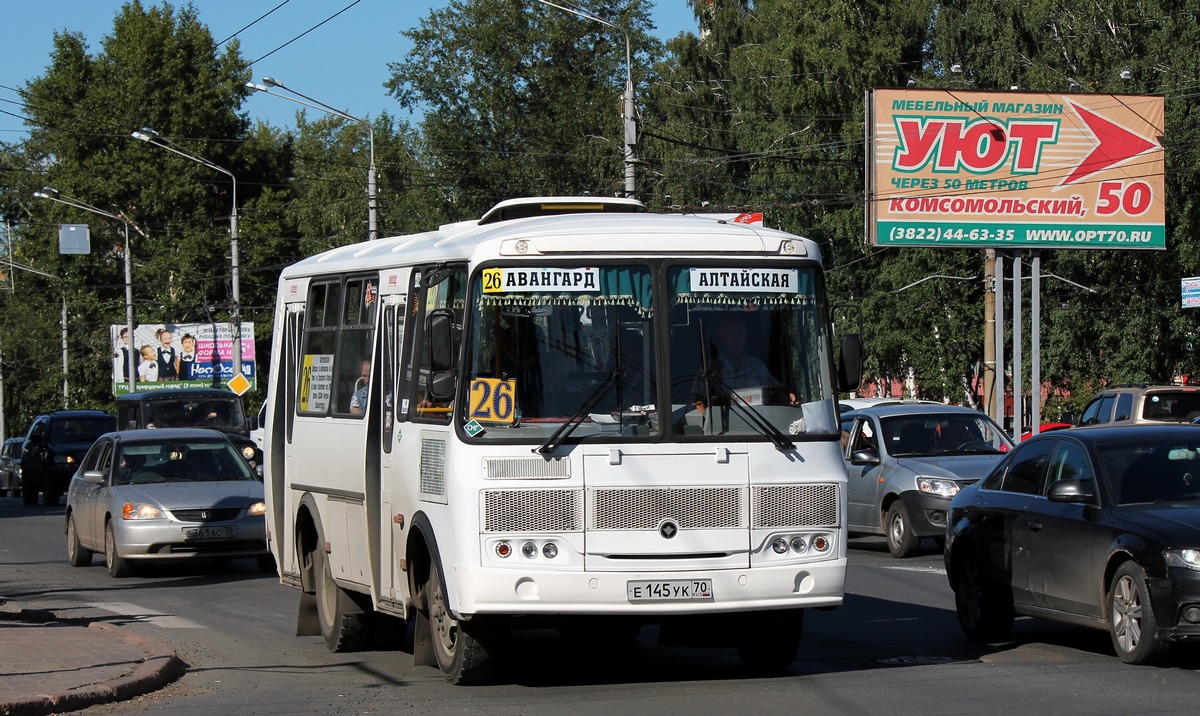 Томская область, ПАЗ-32054 № Е 145 УК 70