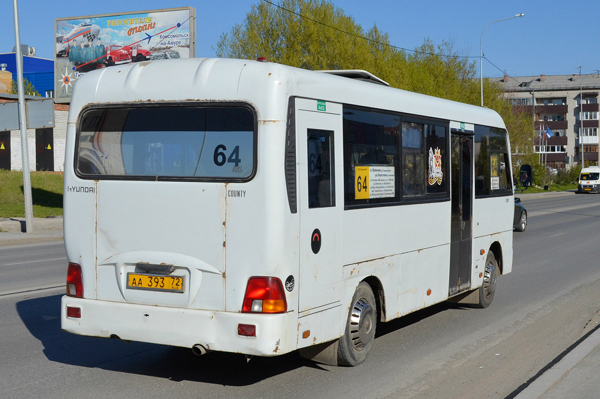 Тюменская область, Hyundai County LWB (ТагАЗ) № АА 393 72