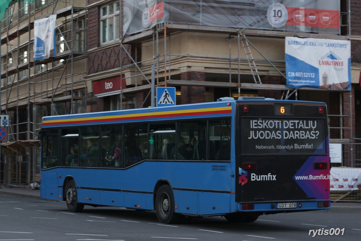 Литва, Mercedes-Benz O405N2 (France) № GDT 078