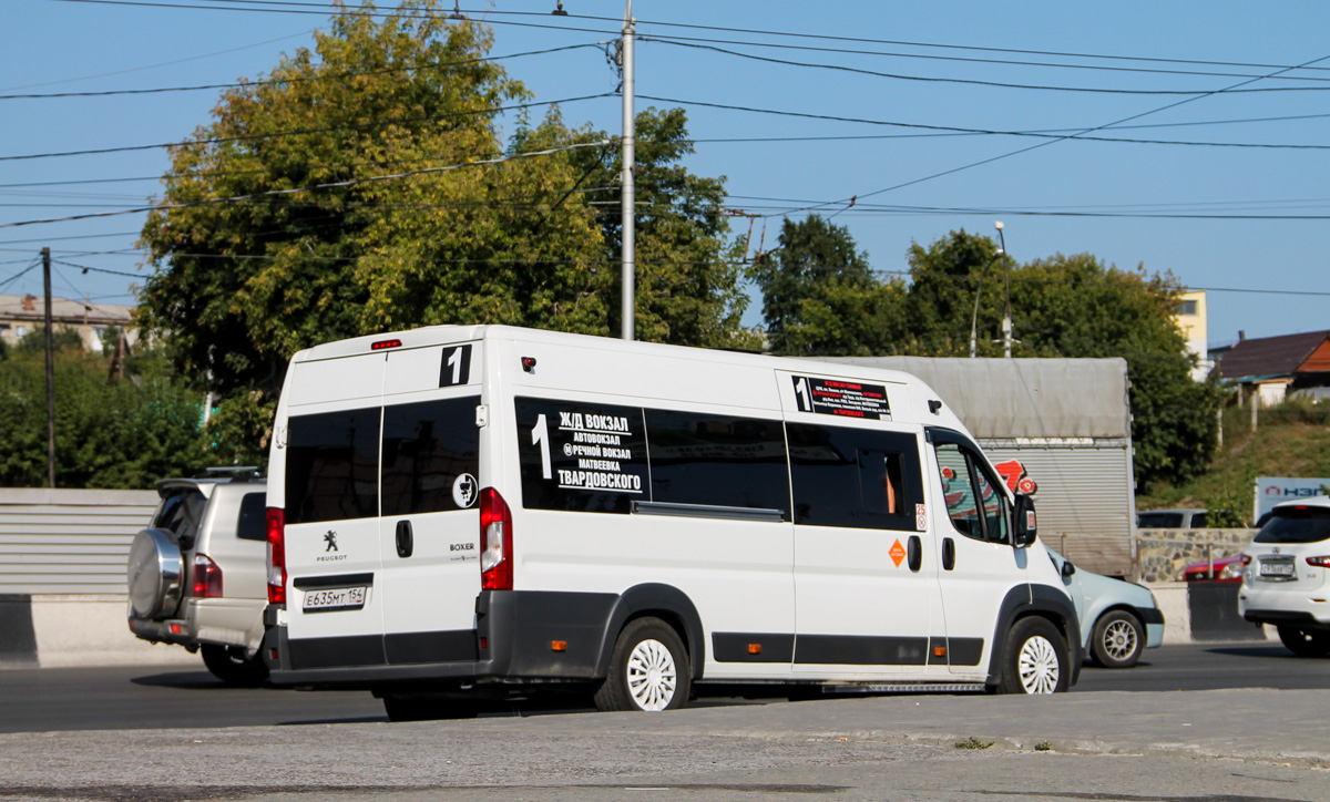 Novosibirsk region, Avtodom-22080* (Peugeot Boxer) Nr. Е 635 МТ 154