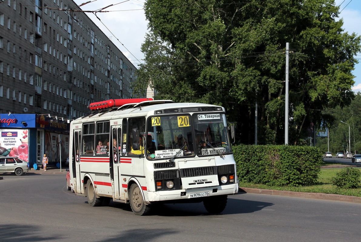 Томская область, ПАЗ-32054 № К 979 СС 70