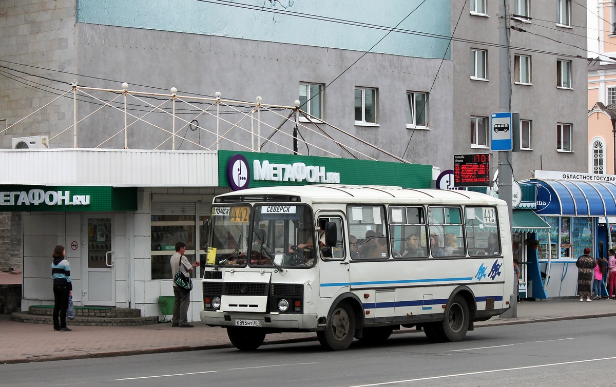 Томская область, ПАЗ-32054 № К 895 НТ 70