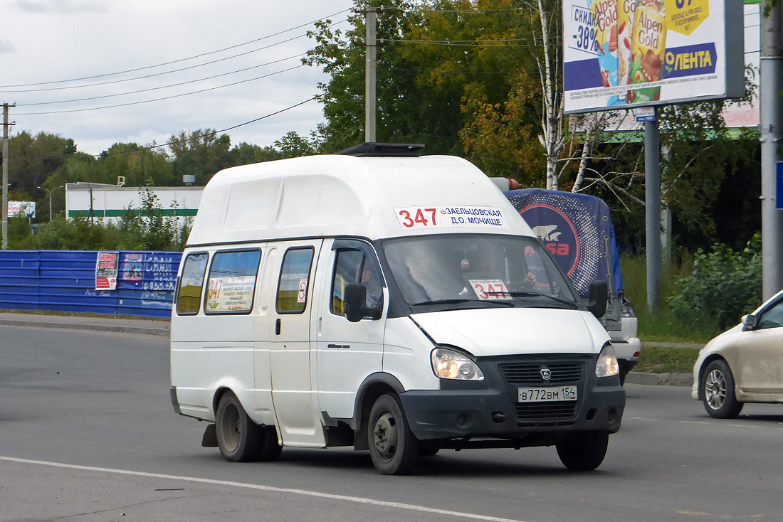 Novosibirsk region, Luidor-225000 (GAZ-322133) Nr. В 772 ВМ 154