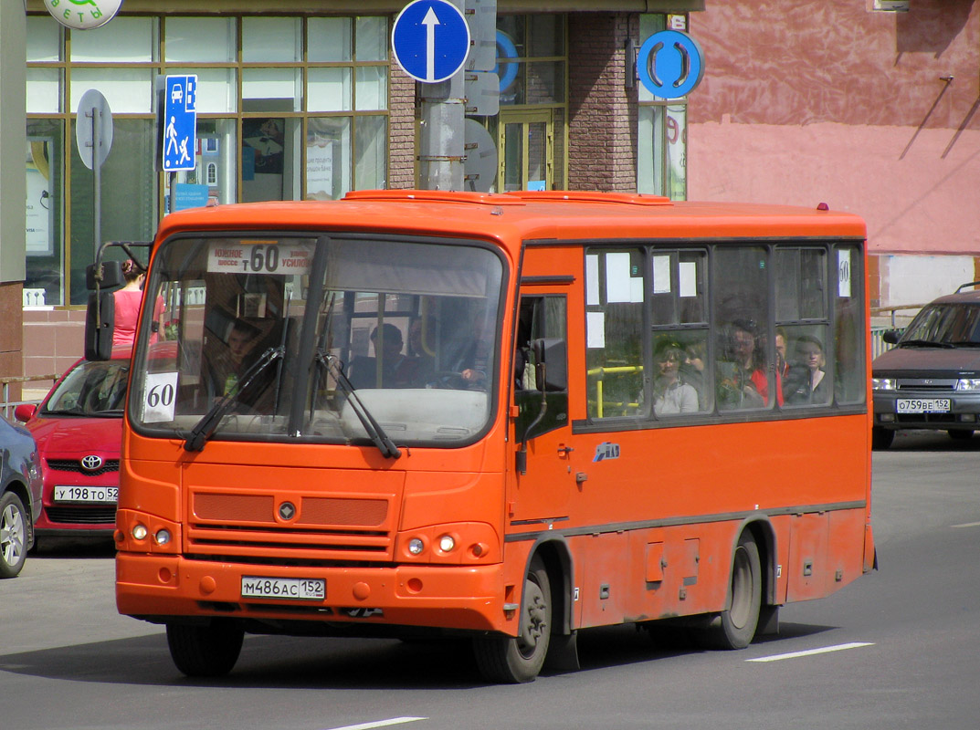 Нижегородская область, ПАЗ-320402-05 № М 486 АС 152