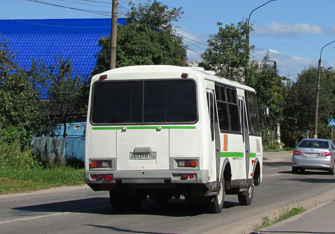 Нижегородская область, ПАЗ-32054 № А 643 РМ 152