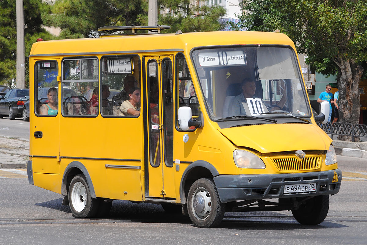 Республика Крым, БАЗ-2215 "Дельфин" № В 494 СВ 82