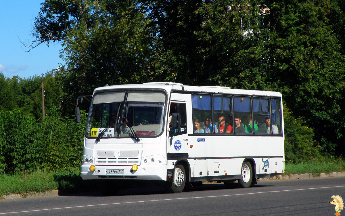 Нижегородская область, ПАЗ-320402-03 № В 732 МО 152