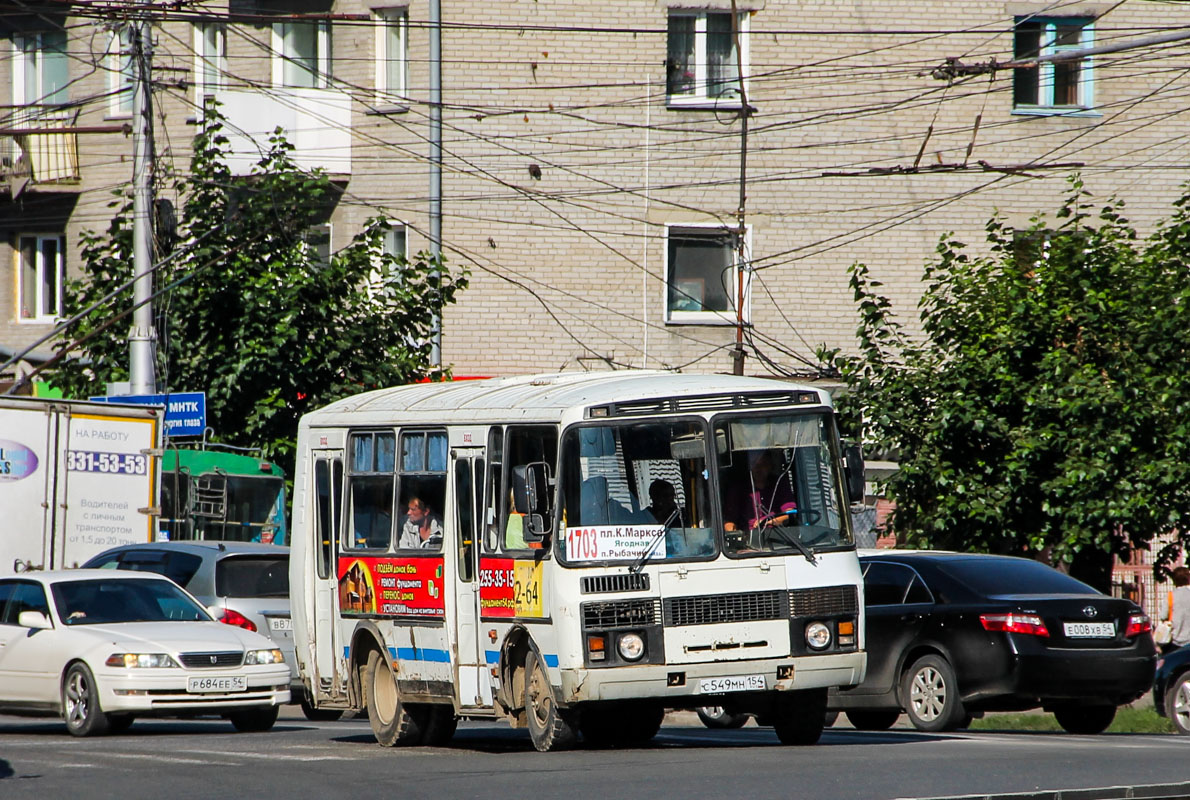 Новосибирская область, ПАЗ-32054 № С 549 МН 154