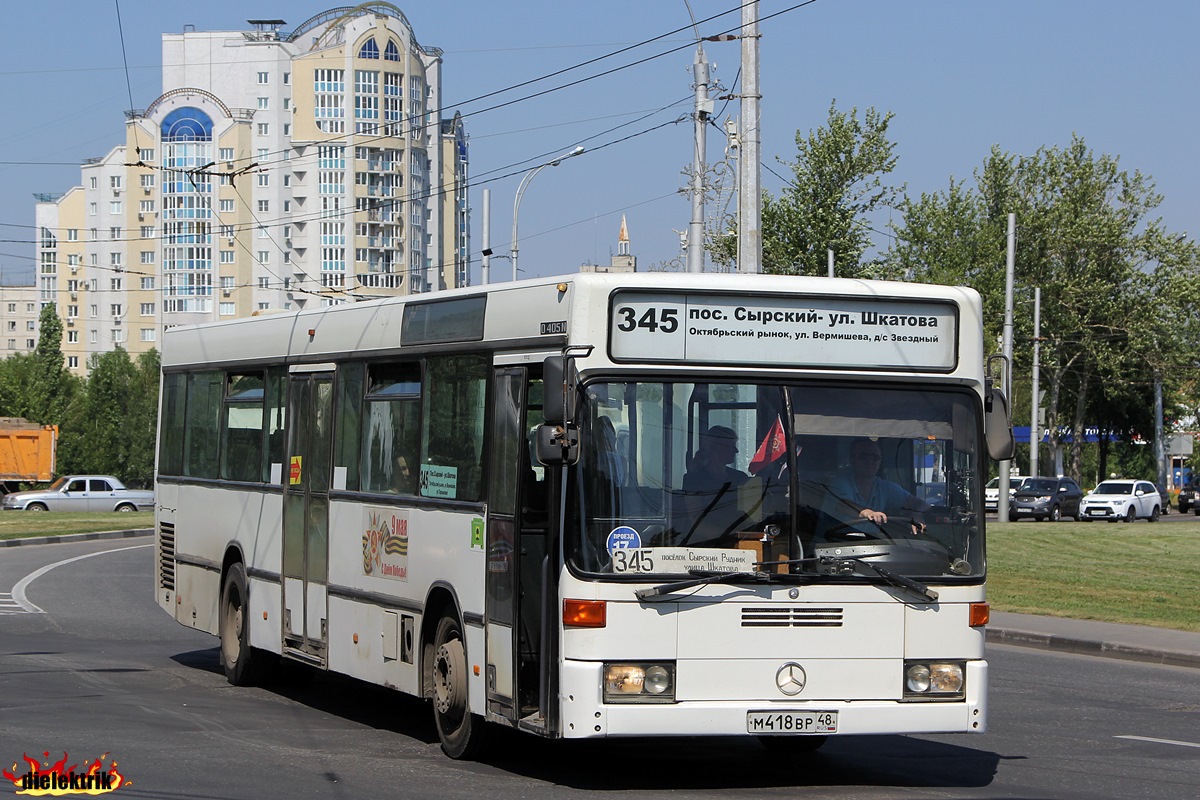 Липецкая область, Mercedes-Benz O405N № М 418 ВР 48