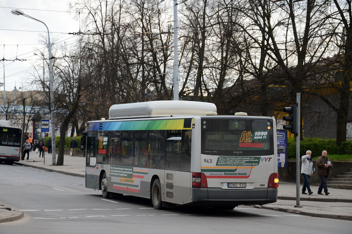 Литва, MAN A21 Lion's City NL273 CNG № 943