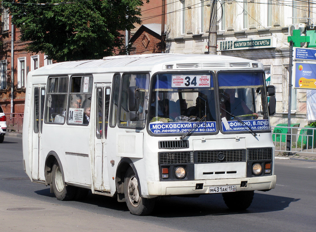 Ніжагародская вобласць, ПАЗ-32054 № М 431 АК 152