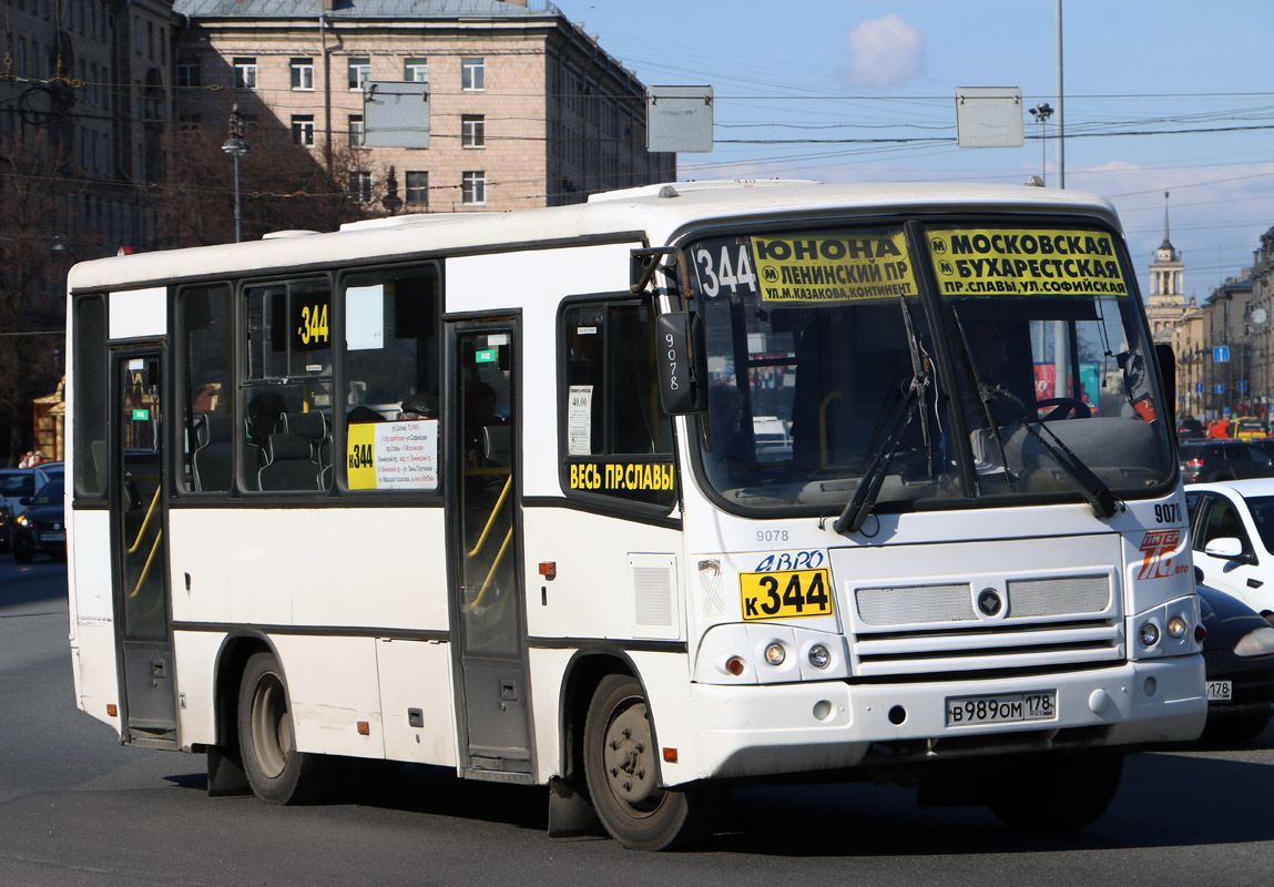 Санкт-Петербург, ПАЗ-320402-05 № 9078