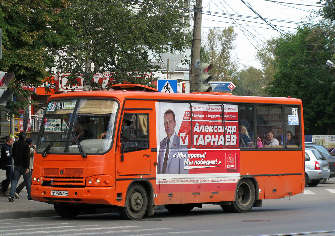 Нижегородская область, ПАЗ-320402-05 № М 148 ЕА 152